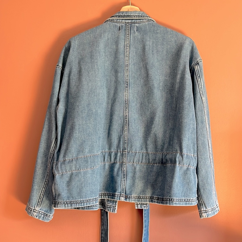 {{madewell}} Denim Southlake Military Jacket - Picture 8 of 9